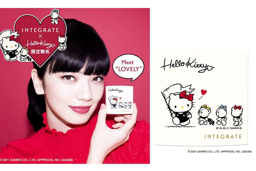 INTEGRATE櫻特芮／柔焦輕透美肌粉餅n X Hello Kitty 聯名限定組｜美周報
