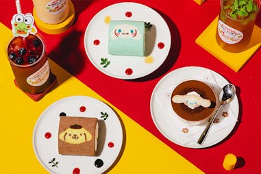 Hello Kitty蘋果村親子餐廳推「季節限定奶凍捲」