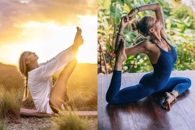 腹肌運動，boho beautiful yoga