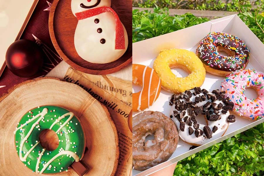 甜甜圈大集合,krispy kreme doughnuts