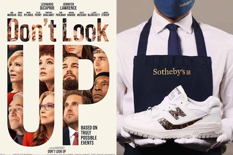 聯名球鞋推薦 New Balance 550 X Netflix 《don't look up千萬別抬頭》、Sotheby's蘇富比