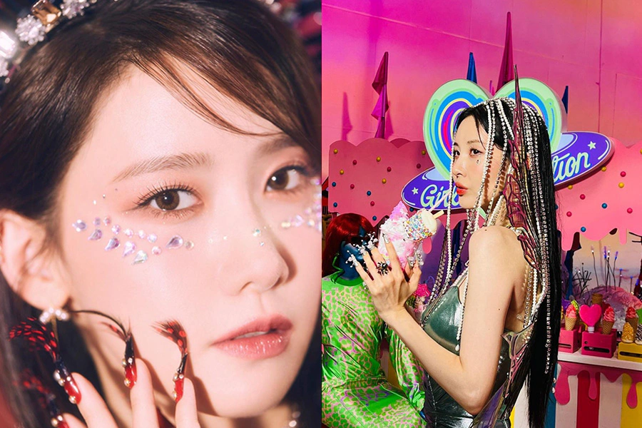 臉部貼鑽回歸照｜少女時代