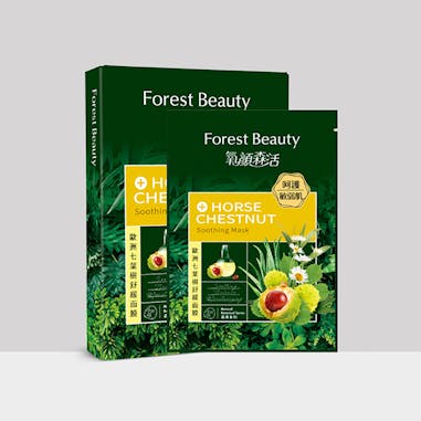 舒緩面膜推薦Forest Beauty氧顏森活 歐洲七葉樹舒緩面膜	｜美周報