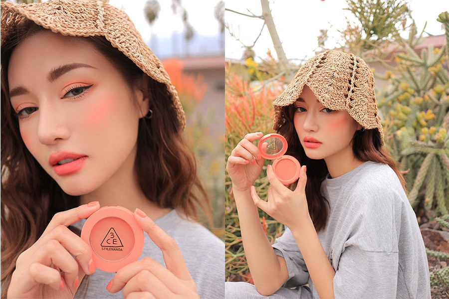 果汁橘 焦糖橘  珊瑚橘 橘色腮紅 頰彩  3CE FACE BLUSH ｜美周報