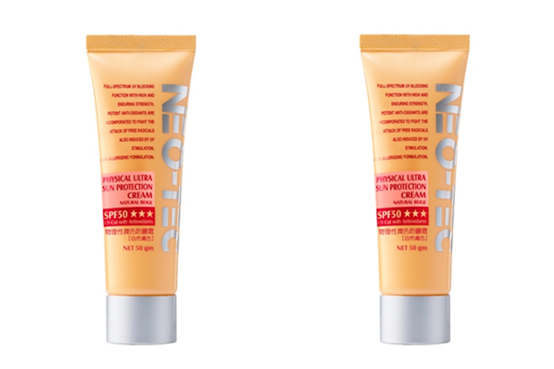 潤色防曬 臉部防曬 推薦　妮傲絲翠NEO-TEC物理性潤色防曬霜 SPF50+++｜美周報