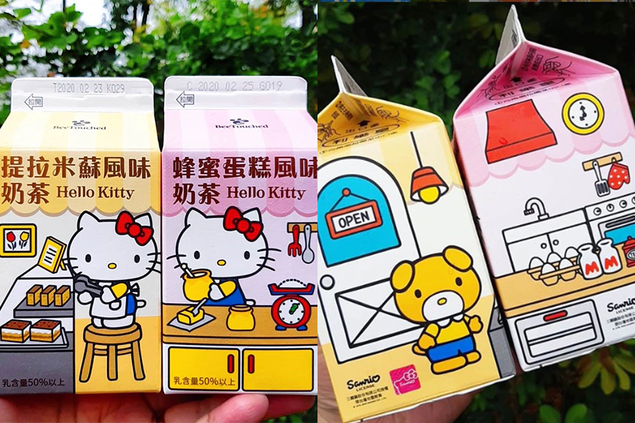 超商飲料 便利商店 711 全家 萊爾富  推薦 hellokitty風味奶茶｜美周報