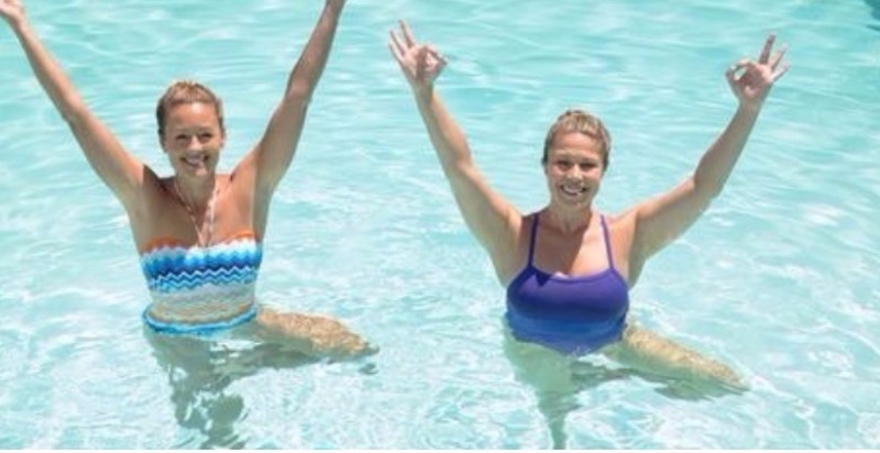 聽說美女最近都在追的新運動，「水中瑜珈」妳試了嗎？