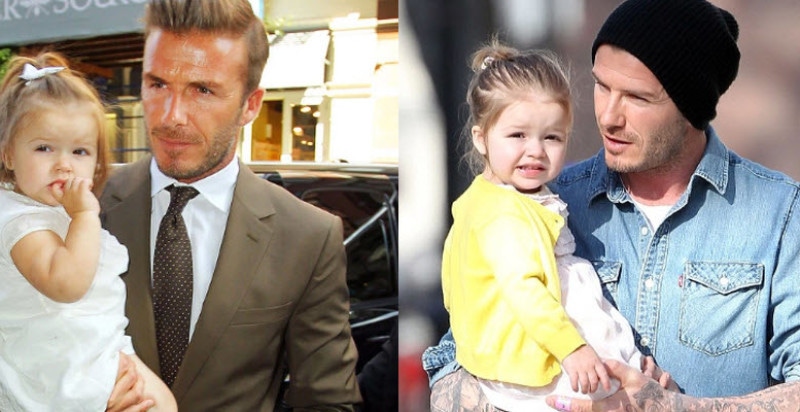 全世界最幸福的小女孩就是她！貝克漢IG曬小哈潑照，充滿父愛～