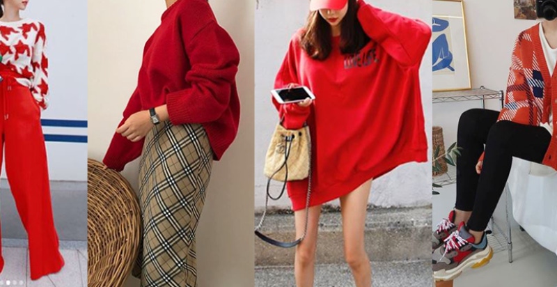 過年就是要穿大紅啊，不然要幹嘛～紅色討喜穿搭拿走不謝