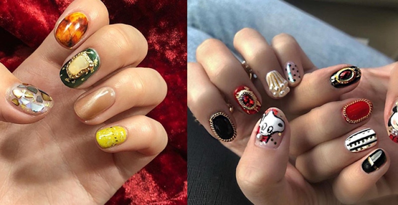 仙女姊妹花的復古華麗寶石指彩，美到會癡望妳的指甲發呆！