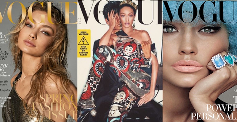 小姐你哪位？Gigi Hadid全身塗黑拍時尚大片，又被網友圍剿啦～