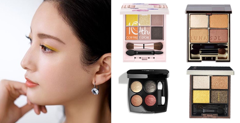 眼妝一抹黃好清新～快學日本妞本季最愛畫的「向日葵眼妝」！