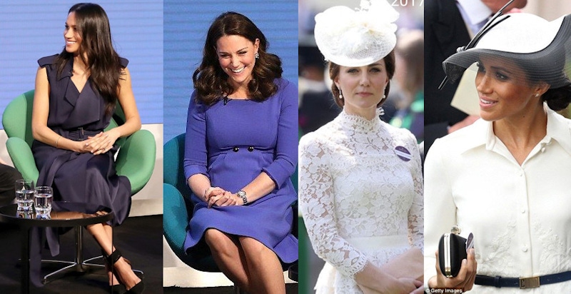 這對妯娌穿什麼都會被拿來比較！凱特PK梅根誰才是最美王妃？