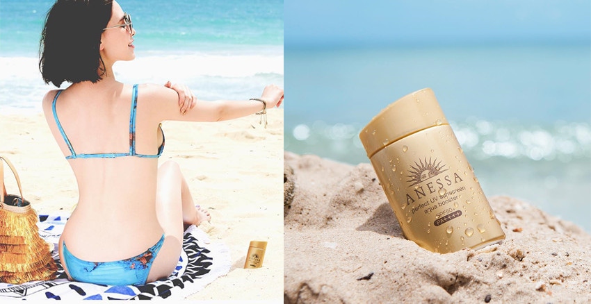 完勝太陽不曬黑就靠「小金瓶」，安耐曬的神級防曬力名不虛傳！｜小編開箱