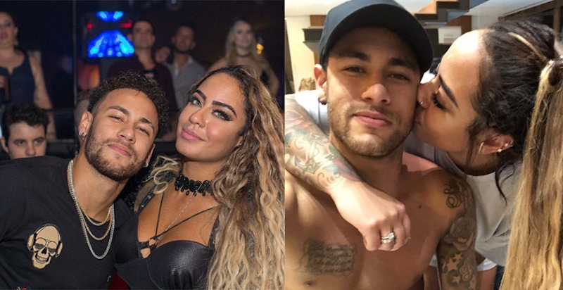 當世足鮮肉內馬爾的女友真幸福～喔！原來被抱緊緊的這一位是他親妹妹啦