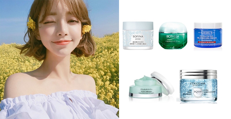 油肌女孩夏日必備的「保濕凝膠」，這幾款看起來超消暑、膚觸更是清爽無負擔～