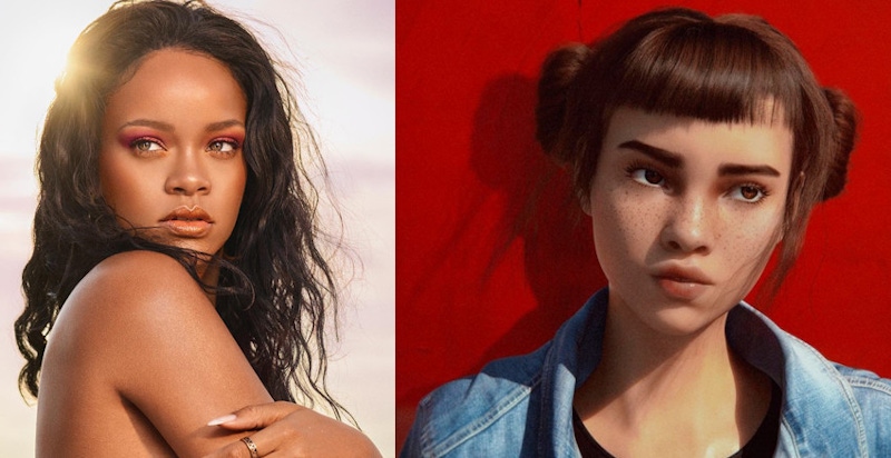 Miquela Sousa名列全球Top 25網紅，排名比蕾哈娜還高，不過她根本不是人？