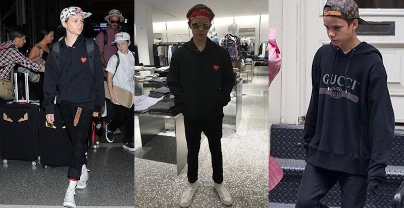 羅密歐貝克漢的穿搭超有型,15歲就這麼會穿,果然媽媽從小教得好! 羅密歐貝克漢的穿搭超有型,15歲就這麼會穿,果然媽媽從小教得好!