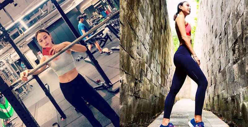 房思瑜靠「蹲瘦」PO出驚人美照，結實川字腹及逆天大長腿也太好看了吧！