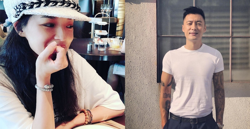 余文樂深夜發與舒淇合照笑稱：「假看兒子實際騙酒喝！」原來兩人曾有一段情阿～