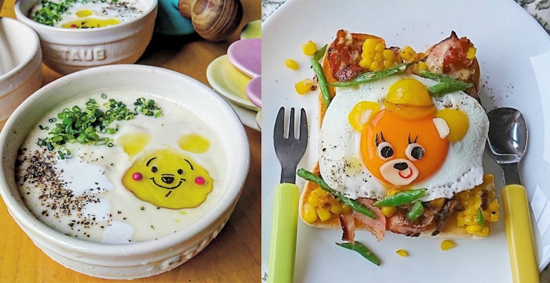 日本這位媽媽做的「卡通美食」也太精緻了！網友：好想當她的小孩喔～