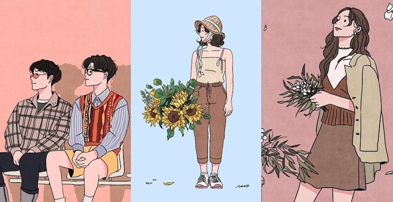 下班了需要被療癒～韓國OL必追的插畫家，療癒圖畫風充滿濃濃治癒力啊～｜ins分享