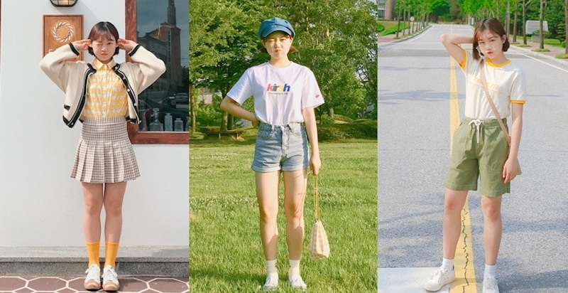 排骨精穿搭看膩了？來發摟這位韓國微胖小姐姐的穿搭，照樣美美噠～