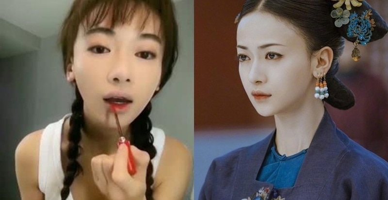 瓔珞本人來教妳！1分鐘完成《延禧風咬唇妝》，小編好期待她幫皇后報仇啊～