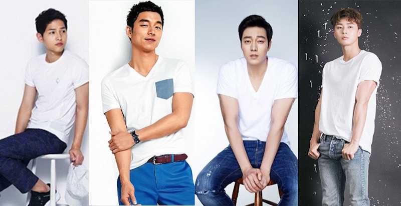 歐爸穿白T怎麼可以這麼帥！也只有這顏值這身材，才能撐起平淡小白衣啊　