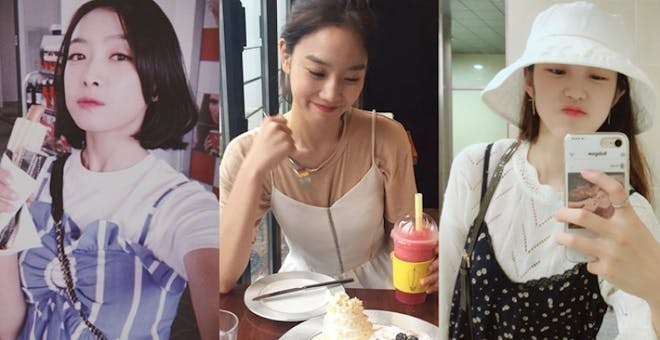 看來看去、韓國女星夏天最愛穿的還是細肩帶背心裙,百搭又好凹造型