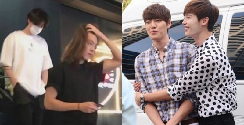 歐爸我們等你回歸！金宇彬被拍到出沒在李鍾碩咖啡廳，粉絲暴動惹～