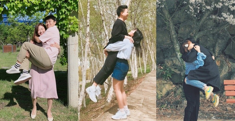 用牽手、親親放閃不夠潮~人家韓妞現在流行「舉男友」,快叫他減肥啦XD 用牽手、親親放閃不夠潮~人家韓妞現在流行「舉男友」,快叫他減肥啦XD