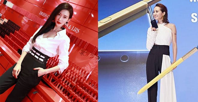 林志玲VS蔡依林,黑白褲裝誰比較美?沒想到這兩人也有撞衫的一天