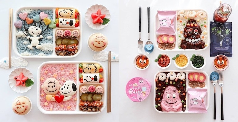 這位韓國媽媽會不會太厲害？超Q韓國便當造型讓人寧願餓肚子也捨不得吃啊～｜美食推薦