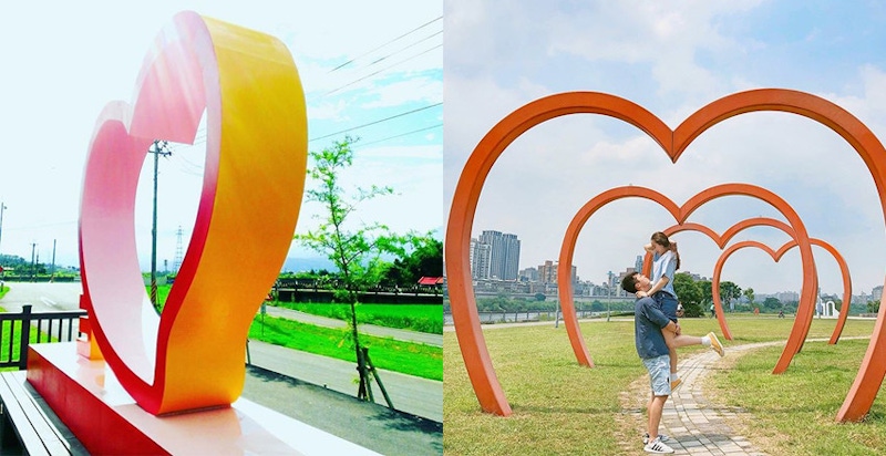 放閃沒在分日子～打卡全台愛心地景，粉紅泡泡冒不停