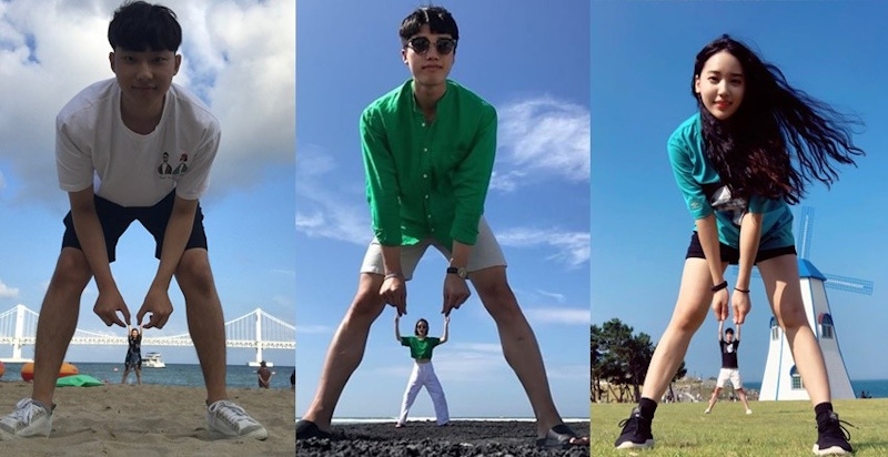 這次POSE稍微簡單一點？韓國情侶間流行的「蟻人照」，快找男友一起拍～｜拍照技巧