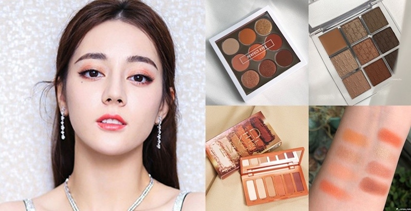 看來秋冬一定要畫赤茶色眼影了～迪麗熱巴、林允畫了美上加美！｜眼影推薦