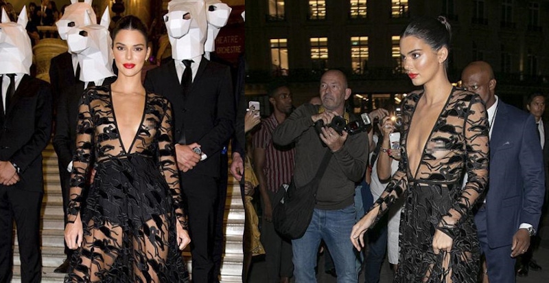 Kendall Jenner穿透視裝穿上癮了？細數她的N個露點時刻｜女星焦點