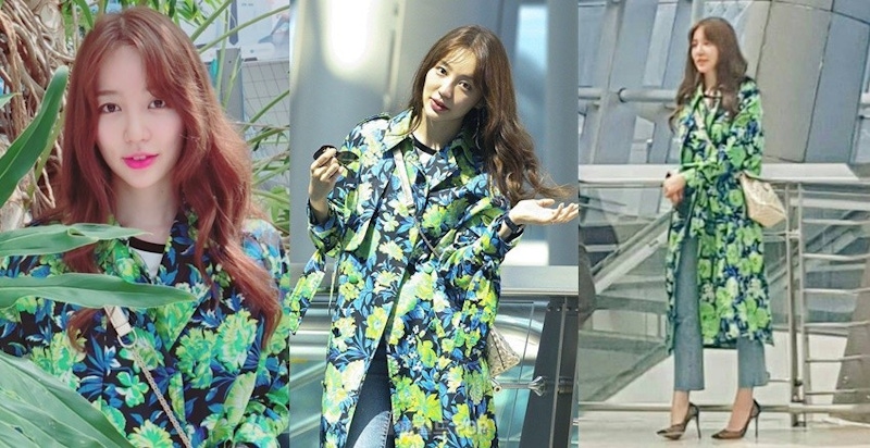 尹恩惠《心動警報》片場照曝光！網友劃線筆記秋冬必收阿嬤印花風衣～｜穿搭推薦