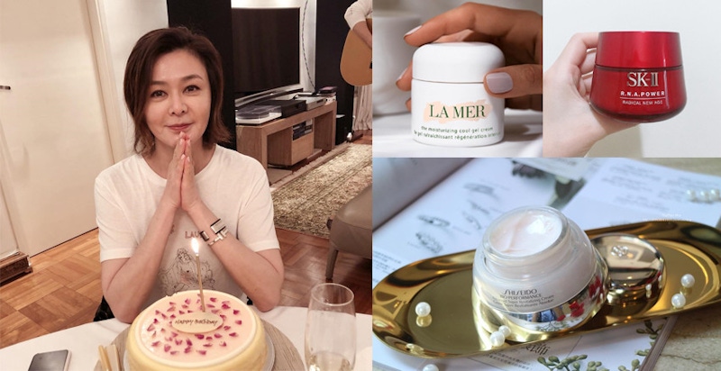 關之琳、鍾麗緹分別曬出美美噠生日照，凍齡全靠乳霜來保養｜乳霜推薦