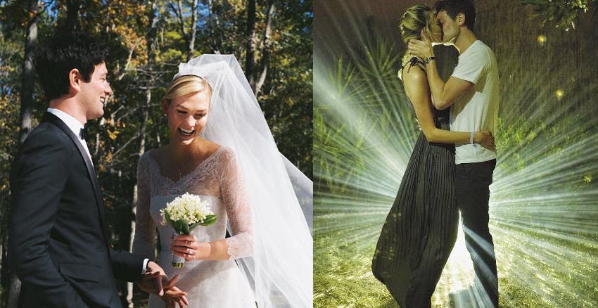 天造地設就是在說他們 能套牢學霸名模卡莉克勞斯的男人果然不一般啊 名人焦點