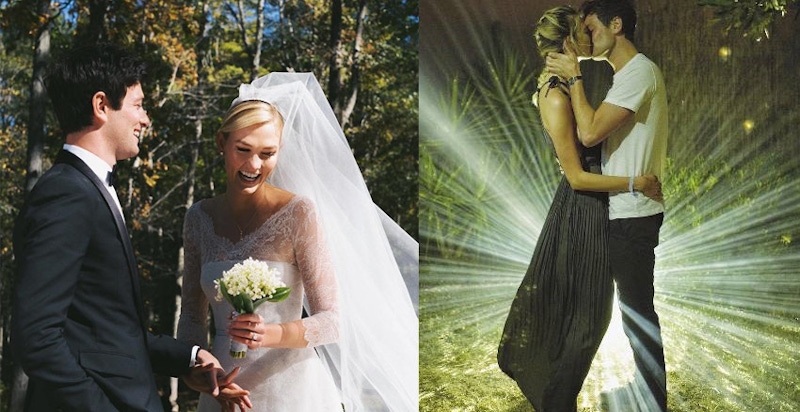 天造地設就是在說他們，能套牢學霸名模卡莉克勞斯的男人果然不一般啊｜名人焦點