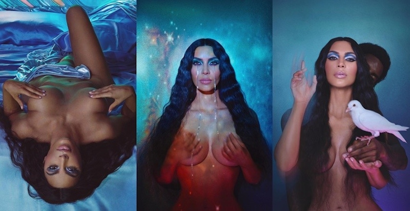 搞錯重點？金卡達夏全裸拍攝美妝大片，大家只對她的肉體有興趣｜名人焦點