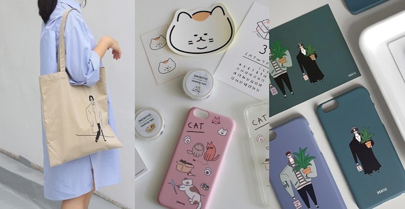 下次去韓國一定狂掃貨！韓國文青必追的文青插畫配件3MONTHS，魅力真的不一般啊｜生活小物推薦