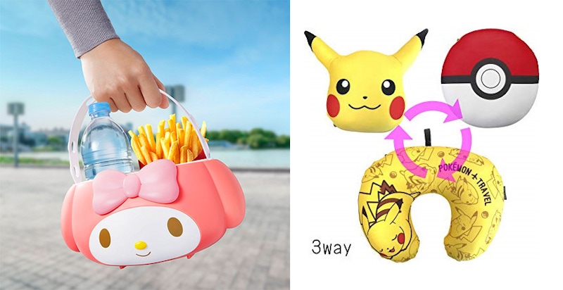 美樂蒂薯條筒、寶可夢頸枕，原來可愛真的能當飯吃！｜生活小物推薦