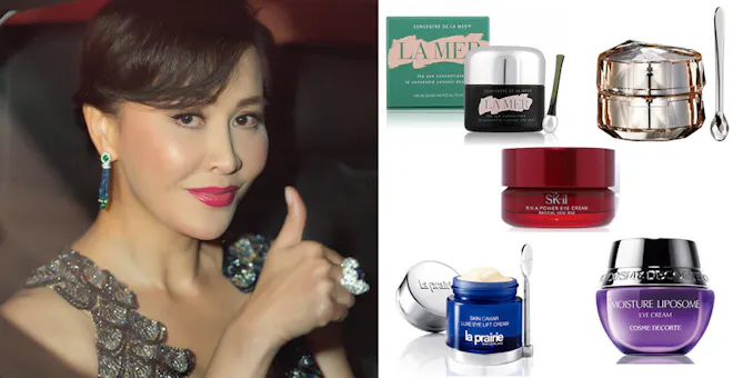 高清鏡頭下還是美 劉嘉玲的眼周保養 少不了 貴婦眼霜 眼霜