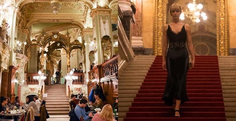 電影《紅雀》的華麗場景重現，確定這是一間咖啡廳嗎？