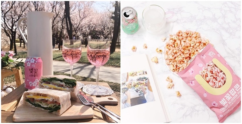 滿滿的櫻花粉！春季走進韓國便利商店，兩隻手不夠剁啊