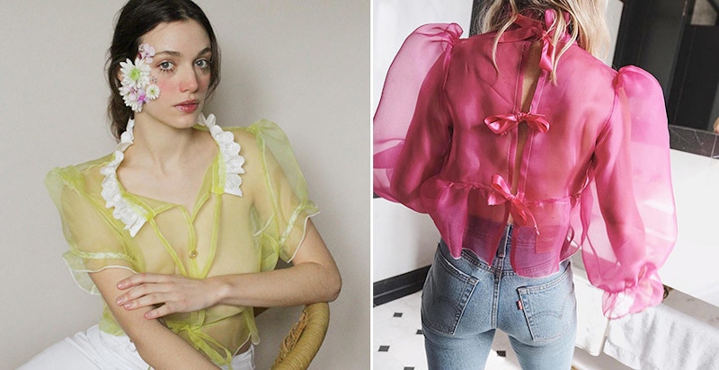 半透明更可愛！本季大勢透膚襯衫，這樣穿絕對好看～｜穿搭推薦