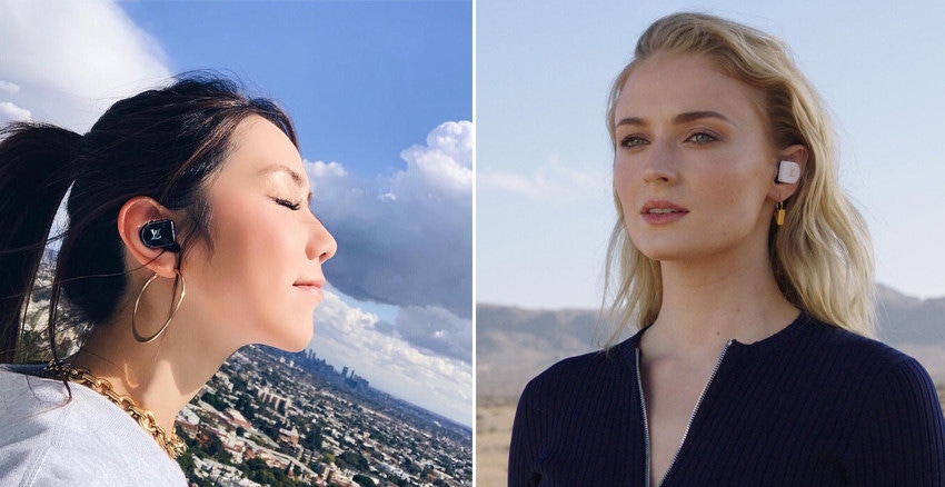 耳朵的時髦配件~不戴耳環的時候，掛上無線耳機更吸睛｜藍芽耳機推薦